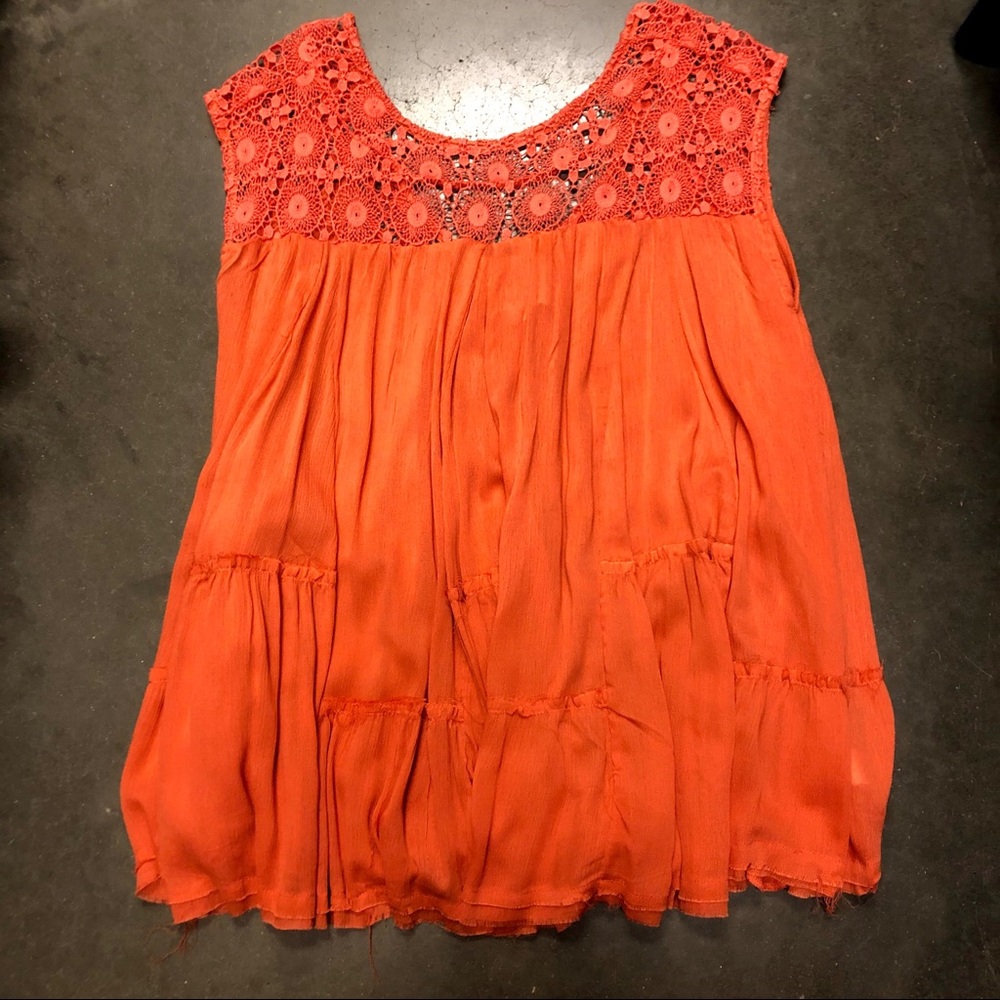 Altard state crochet flowy top
